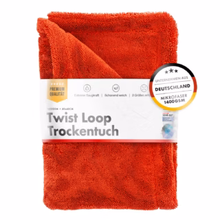 Chemicalworkz Shark Twisted Loop Red 1400GSM 60x40cm – Dvielis žāvēšanai